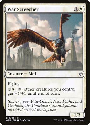 War Screecher card from War of the Spark