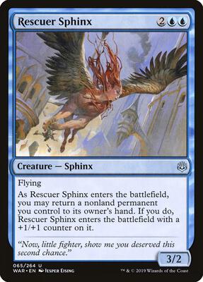 Rescuer Sphinx card from War of the Spark