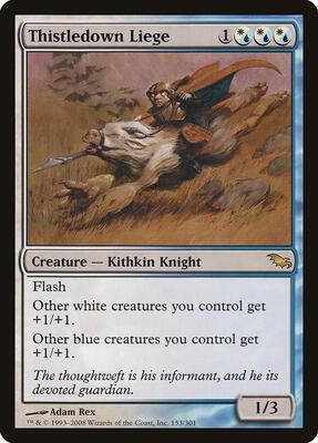 Thistledown Liege card from Shadowmoor