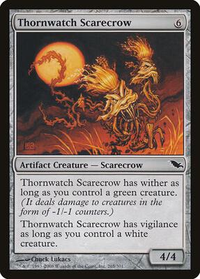 Thornwatch Scarecrow card from Shadowmoor
