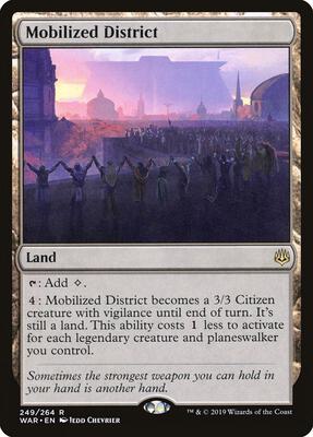 Mobilized District card from War of the Spark