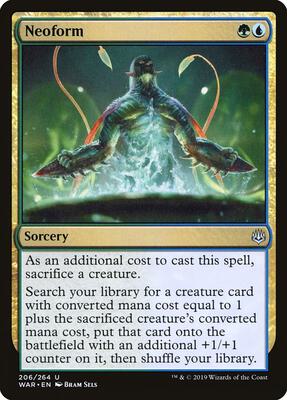 Neoform card from War of the Spark
