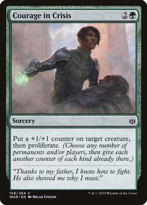 Courage in Crisis card from War of the Spark