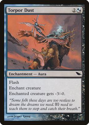 Torpor Dust card from Shadowmoor