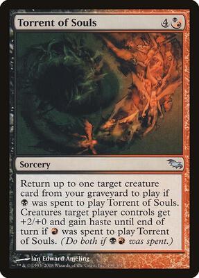 Torrent of Souls card from Shadowmoor