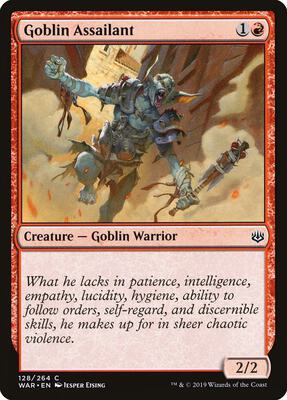 Goblin Assailant card from War of the Spark