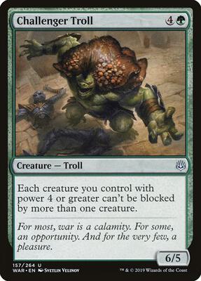 Challenger Troll card from War of the Spark
