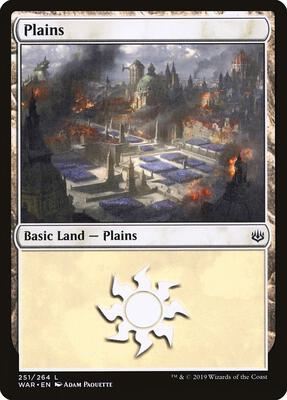 Plains (251) card from War of the Spark