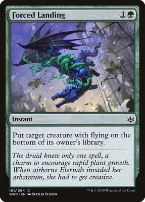 Forced Landing card from War of the Spark