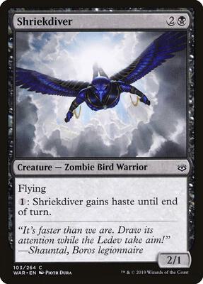 Shriekdiver card from War of the Spark
