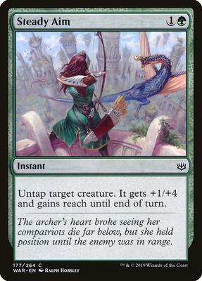 Steady Aim card from War of the Spark
