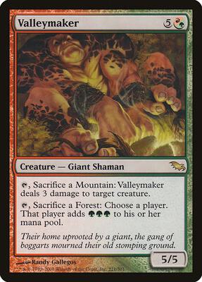 Valleymaker card from Shadowmoor