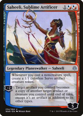 Saheeli, Sublime Artificer card from War of the Spark