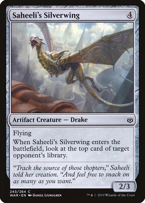 Saheeli's Silverwing card from War of the Spark