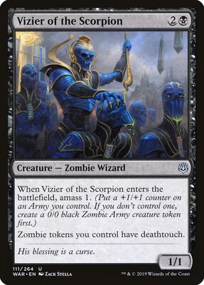 Vizier of the Scorpion card from War of the Spark