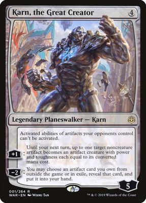 Karn, the Great Creator card from War of the Spark
