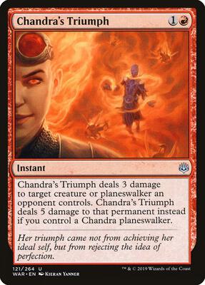 Chandra's Triumph card from War of the Spark