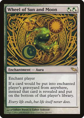 Wheel of Sun and Moon card from Shadowmoor