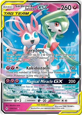 Gardevoir & Sylveon GX card from SM - Unbroken Bonds