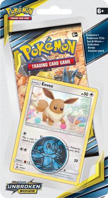 Unbroken Bonds Single Pack Blister [Eevee] card from SM - Unbroken Bonds