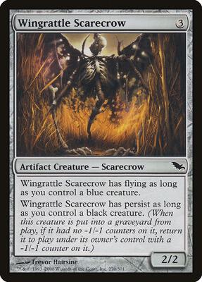 Wingrattle Scarecrow card from Shadowmoor