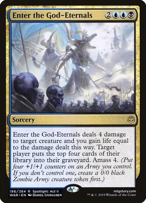Enter the God-Eternals card from War of the Spark