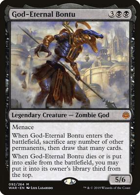 God-Eternal Bontu card from War of the Spark