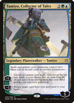 Tamiyo, Collector of Tales card from War of the Spark