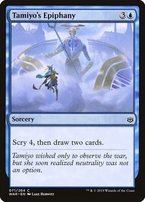 Tamiyo's Epiphany card from War of the Spark