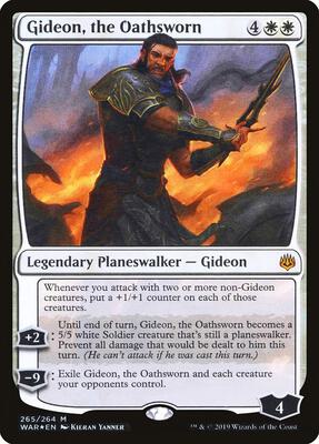 Gideon, the Oathsworn card from War of the Spark