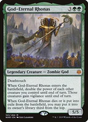 God-Eternal Rhonas card from War of the Spark