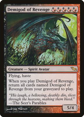 Demigod of Revenge card from Shadowmoor