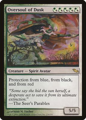 Oversoul of Dusk card from Shadowmoor