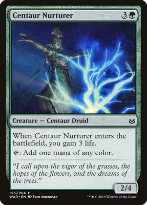 Centaur Nurturer card from War of the Spark