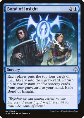 Bond of Insight card from War of the Spark