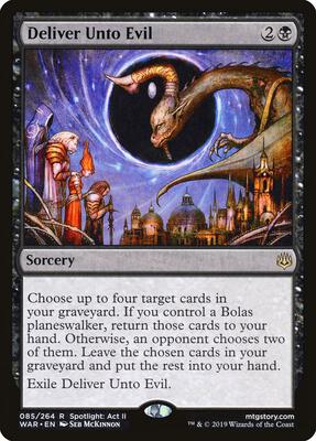Deliver Unto Evil card from War of the Spark