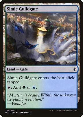 Simic Guildgate card from War of the Spark