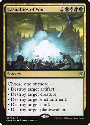 Casualties of War card from War of the Spark