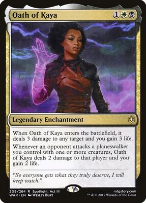 Oath of Kaya card from War of the Spark