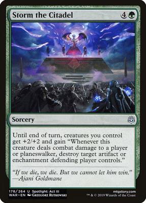Storm the Citadel card from War of the Spark