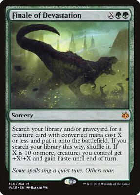 Finale of Devastation card from War of the Spark