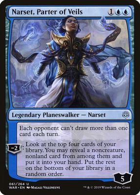 Narset, Parter of Veils card from War of the Spark