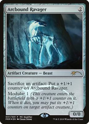 Arcbound Ravager card from WMCQ Promo Cards