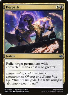 Despark card from War of the Spark