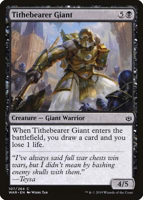 Tithebearer Giant card from War of the Spark