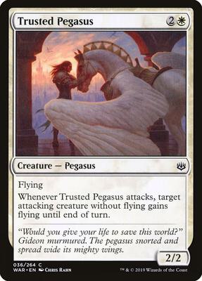 Trusted Pegasus card from War of the Spark