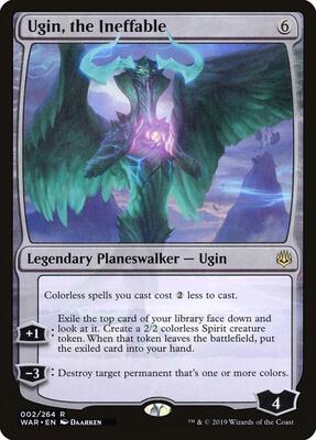 Ugin, the Ineffable card from War of the Spark
