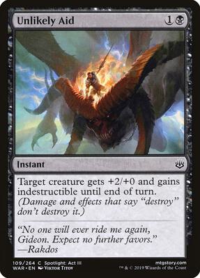 Unlikely Aid card from War of the Spark