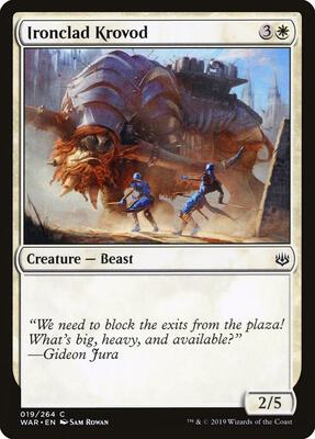 Ironclad Krovod card from War of the Spark