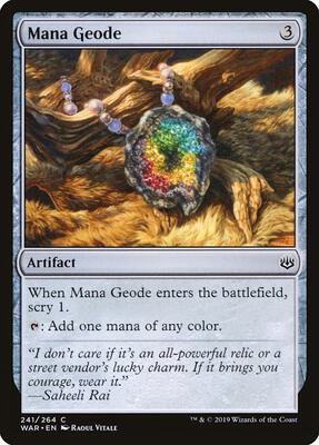 Mana Geode card from War of the Spark